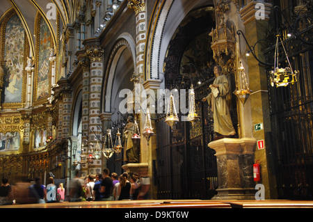 Kloster Montserrat in der Nähe von Barcelona Spanien Stockfoto