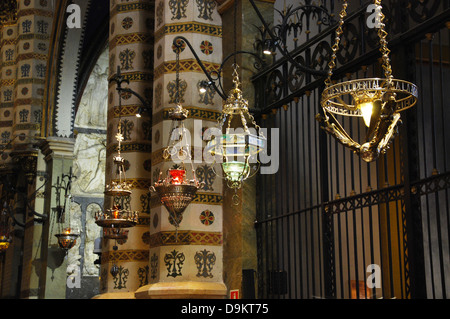 Kloster Montserrat in der Nähe von Barcelona Spanien Stockfoto