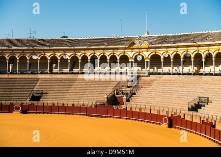 Stierkampfarena Plaza de Toros Sevilla Andalusien Spanien Stockfoto