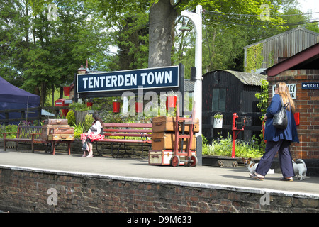 Tenterden, Kent und East Sussex Railway Station England UK GB Stockfoto