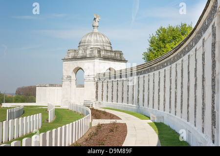 Einer der vier Gedenkstätten in Ypern auffallende zum Gedenken an die Toten des ersten Weltkrieg Stockfoto