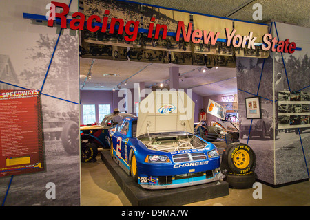 Innenraum Exponate auf der Saratoga-Automobil-Museum in Saratoga Springs, New York Stockfoto