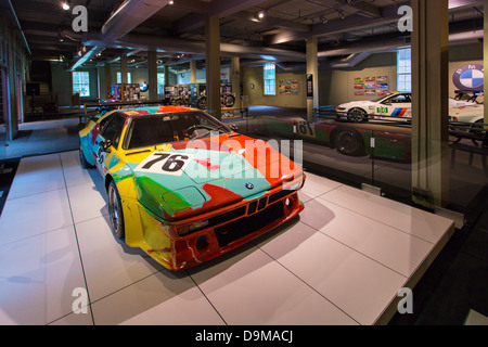 Innenraum Exponate auf der Saratoga-Automobil-Museum in Saratoga Springs, New York Stockfoto