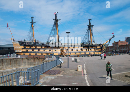 HMS Victory in Portsmouth historic dockyard Stockfoto