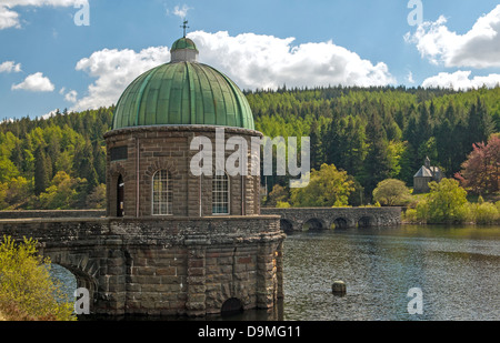 Kontrolle Haus Garreg Ddu Reservoir Elan Tal in Powys, Mitte Wales Stockfoto