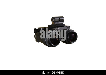 AN/AVS-6 Nachtsicht Brille vom Militär genutzt. Stockfoto