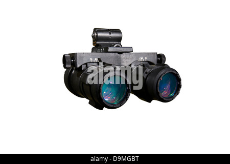 AN/AVS-6 Nachtsicht Brille vom Militär genutzt. Stockfoto