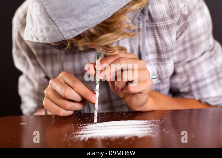 Teenager-Drogenabhängigkeit Stockfoto