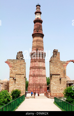 Qutub Minar, New Delhi, Indien Stockfoto