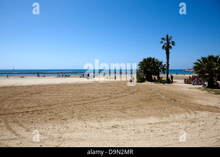 Strand Platja del Regueral Cambrils Katalonien Spanien Stockfoto