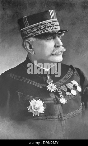 General Joseph Jacques Cesaire Joffre war Marschall von Frankreich und den französischen Befehlshaber im ersten Weltkrieg bis 1916. Stockfoto