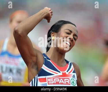 Gateshead, UK. 23. Juni 2013. Tiffany Porter (GBR). Damen 100m Hürden. Tag2. Mannschafts-Meisterschaften. Bildnachweis: Sport In Bilder/Alamy Live-Nachrichten Stockfoto