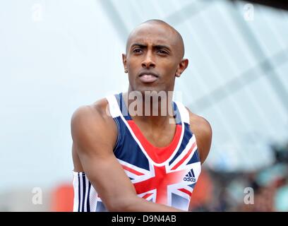 Gateshead, UK. 23. Juni 2013. Nathan Douglas (GBR). Herren Dreisprung. Tag2. Mannschafts-Meisterschaften. Bildnachweis: Sport In Bilder/Alamy Live-Nachrichten Stockfoto