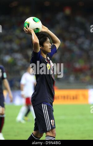 Atsuto Uchida (JPN), 22. Juni 2013 - Fußball / Fußball: FIFA-Konföderationen-Pokal-Brasilien-2013, Gruppe A match zwischen Mexiko 2-1 Japan Mineirão Stadion in Belo Horizonte, Brasilien. (Foto von Toshihiro Kitagawa/AFLO) Stockfoto