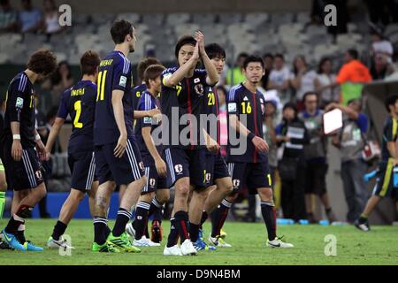 Yasuhito Endo (JPN), 22. Juni 2013 - Fußball / Fußball: FIFA-Konföderationen-Pokal-Brasilien-2013, Gruppe A match zwischen Mexiko 2-1 Japan Mineirão Stadion in Belo Horizonte, Brasilien. (Foto von Toshihiro Kitagawa/AFLO) Stockfoto