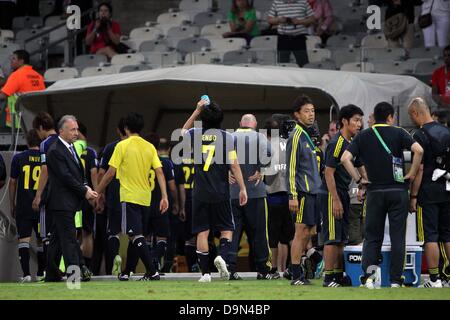 Yasuhito Endo (JPN), 22. Juni 2013 - Fußball / Fußball: FIFA-Konföderationen-Pokal-Brasilien-2013, Gruppe A match zwischen Mexiko 2-1 Japan Mineirão Stadion in Belo Horizonte, Brasilien. (Foto von Toshihiro Kitagawa/AFLO) Stockfoto