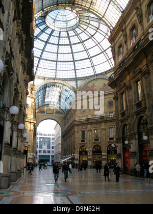 Galleria Vittorio Emanuele II, Mailand, Lombardei, Italien Stockfoto