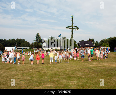 Mittsommer in Schweden 2 Stockfoto