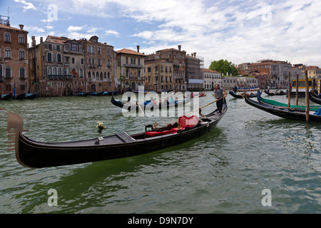 Vogalonga Regatta, Canal Grande, Venedig Stockfoto