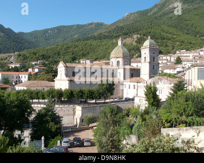 Stiftskirche Santa Maria Maddalena, Morano Calabro, Kalabrien, Italien Stockfoto