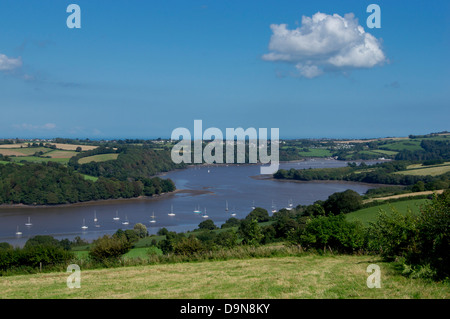 Großbritannien, England, Devon, dittisham Fluss Dart Valley Stockfoto