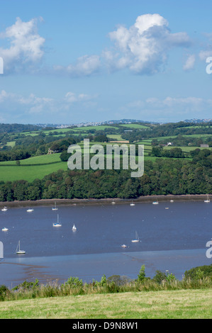 Großbritannien, England, Devon, dittisham Fluss Dart Valley Stockfoto