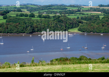 Großbritannien, England, Devon, dittisham Fluss Dart Valley Stockfoto