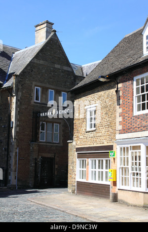 Oakham Schule Marktplatz, Oakham, Rutland, England Stockfoto