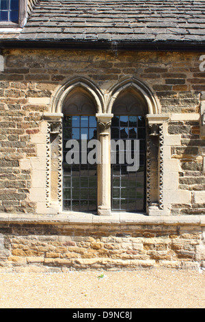 Detail der großen Halle des Schlosses Oakham, Rutland, England Stockfoto