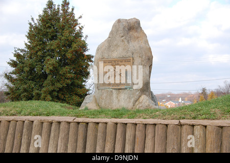 Fort Stevens, Teil der Verteidigung im Bürgerkrieg, spielte eine Schlüsselrolle beim Schutz der Hauptstadt während des Bürgerkriegs. Sie ist heute als historische Stätte erhalten. Stockfoto