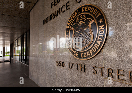 FDIC-Dichtung Stockfoto