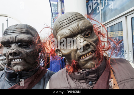 England, London, Stratford, jährliche Sci-Fi Kostüm Parade, Sci-Fi-Monster Stockfoto