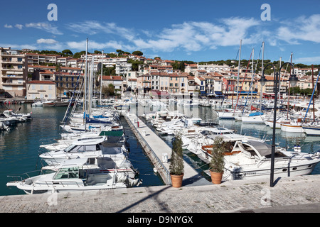 Hafen von Cassis, Provence, Frankreich Stockfoto