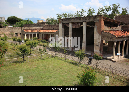 Villa Poppea, historische Stadt Oplontis, Torre Annunziata, Kampanien, Italien Stockfoto