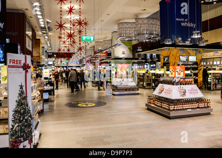 Tax free Shop am Flughafen Arlanda in Stockholm Schweden Stockfoto