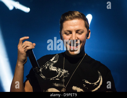 Professor Green Durchführung seines neuen Albums am GLive in Guildford zu einem ausverkauften Stockfoto