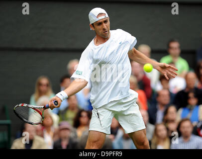 BENJAMIN BECKER Deutschland der ALL ENGLAND TENNIS CLUB WIMBLEDON LONDON ENGLAND 24. Juni 2013 Stockfoto