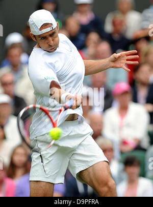 BENJAMIN BECKER Deutschland der ALL ENGLAND TENNIS CLUB WIMBLEDON LONDON ENGLAND 24. Juni 2013 Stockfoto