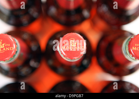 Morland Bier Kronkorken Stockfoto