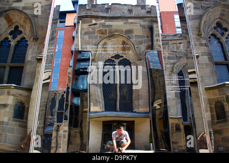 St Andrews Kathedrale Glasgow Klostergarten Stockfoto