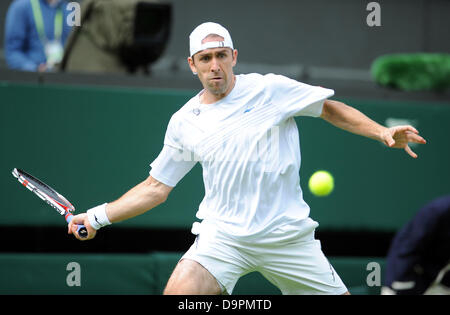 BENJAMIN BECKER Deutschland der ALL ENGLAND TENNIS CLUB WIMBLEDON LONDON ENGLAND 24. Juni 2013 Stockfoto