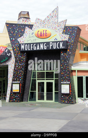 Wolfgang Puck Cafe im Downtown Disney, Orlando, Florida. Stockfoto