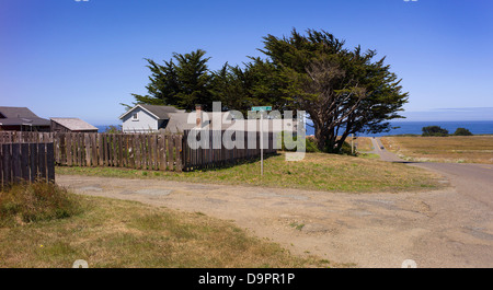 Ecke von Woodward und Little Lake Street in dem Film Sommer 42 verwendet Stockfoto