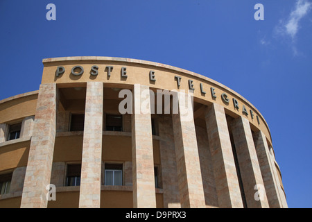 "Poste e Telegrafi" Post und Telegraph Office in Agrigent, Sizilien Stockfoto