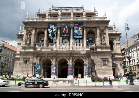 Hungarian State Opera House - Magyar Állami Operaház - Andrássy Straße Budapest Ungarn Stockfoto