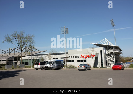 Saputo Stadium ist die aktuelle Heimat der Montreal Impact in Quebec. Stockfoto