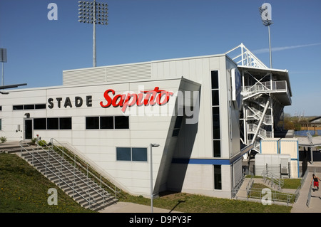 Saputo Stadium ist die aktuelle Heimat der Montreal Impact in Quebec. Stockfoto