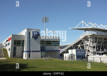 Saputo Stadium ist die aktuelle Heimat der Montreal Impact in Quebec. Stockfoto