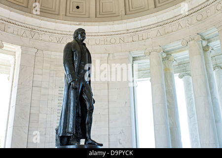 Interieur, Jefferson Memorial, Washington DC, USA Stockfoto