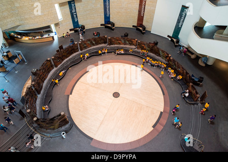 Tanz-Kreis, The National Museum of the American Indian, Washington DC, USA Stockfoto